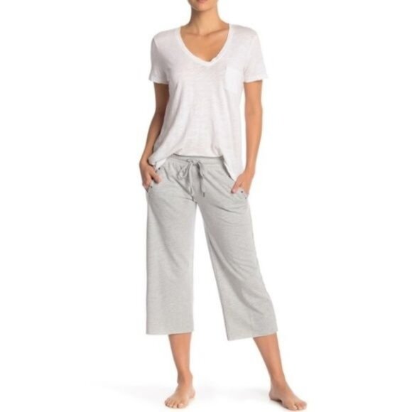 PJ Salvage Heather Grey Studded Lounge Pants - Picture 1 of 6